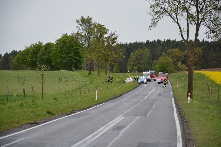 Do wypadku doszło na DK 25 na trasie Kamień Krajeński -...