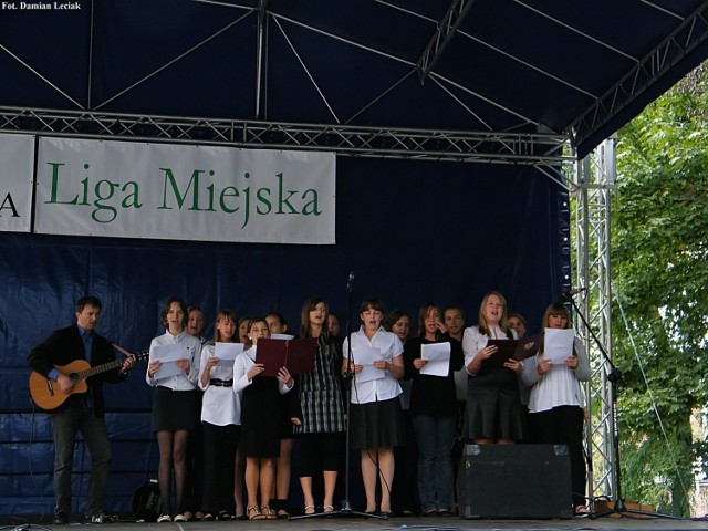Uczniowie z gimnazjum katolickiego w Częstochowie. Fot. Damian Leciak