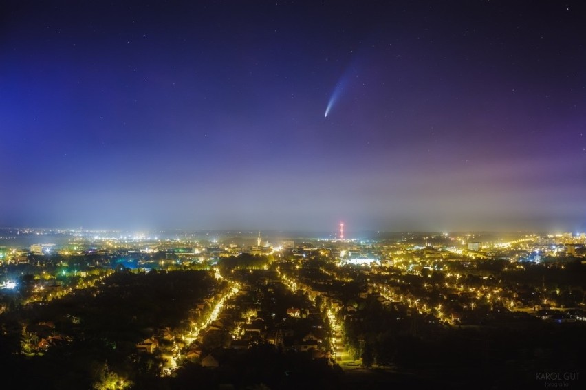Kometa NEOWISE nad Tarnowem. Niesamowite zdjęcia Czytelnika [29.07]