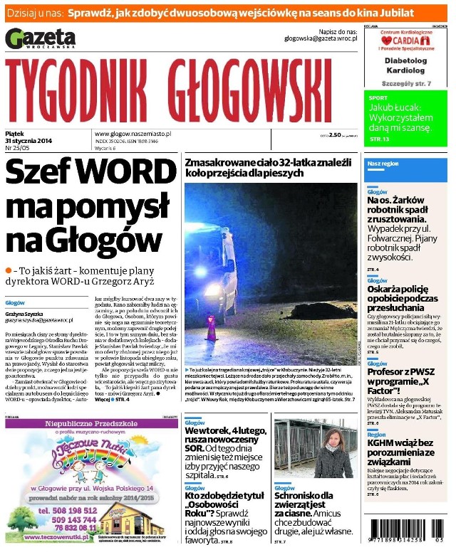 Nowy „Tygodnik Głogowski" - w sprzedaży od piątku