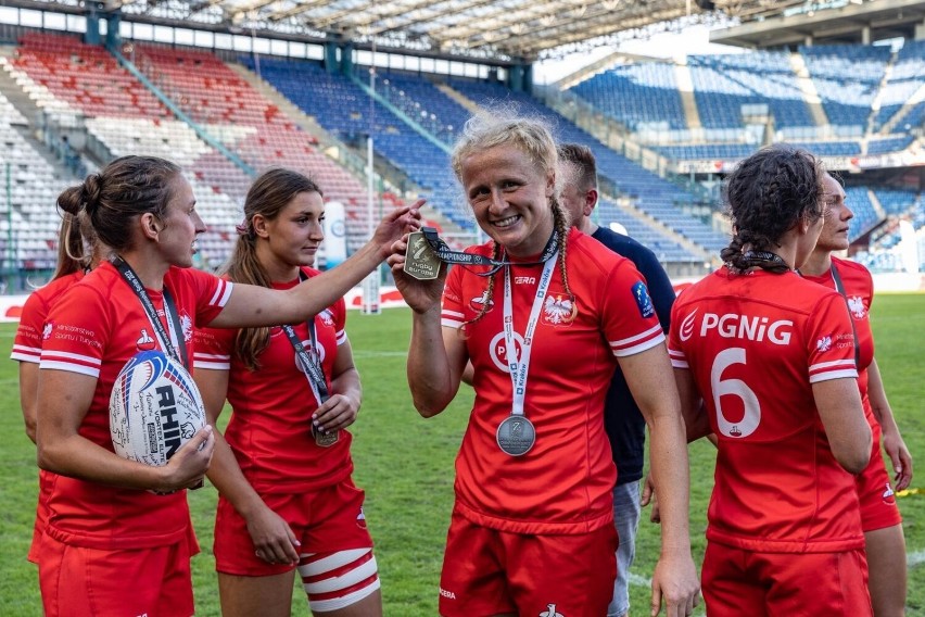 3.07.2022, Kraków: polskie mistrzynie Europy w rugby...