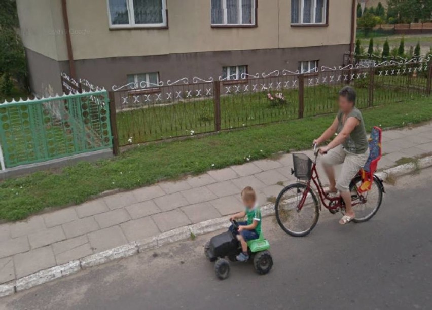 Sielskie życie mieszkańców gminy Mokrsko. 2012 rok w ujęciu Google Street View