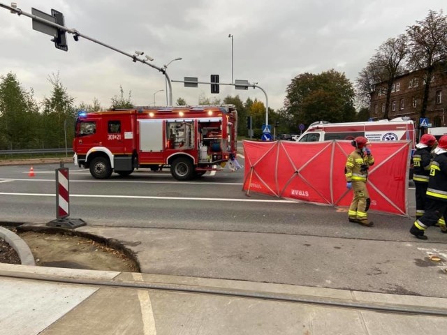 Do śmiertelnego wypadku doszło w Katowicach na ul. Korfantego w czwartek, 15 października.