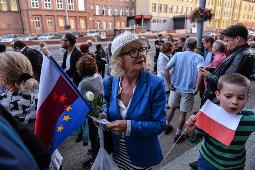 Gdańsk. Kolejny protest w obronie niezależności sądów [ZDJĘCIA]