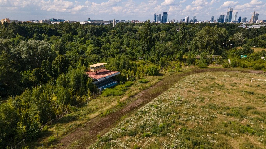 Widok stadionu Gwardii w 2021 roku