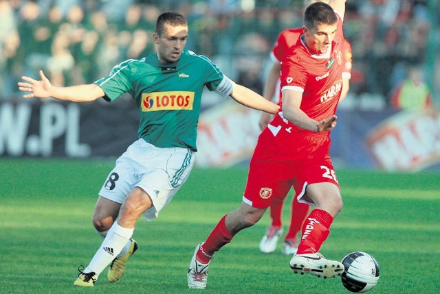 Zdobywca ostatniego gola w minionym sezonie Piotr Grzelczak jest wychowankiem Widzewa