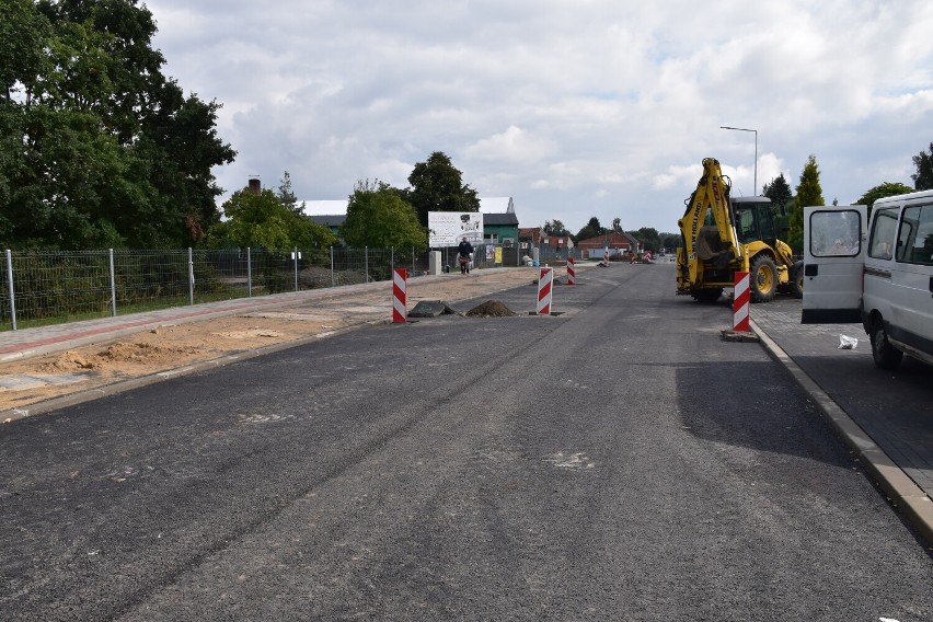 Trwa remont ulicy Poniatowskiego w Pleszewie