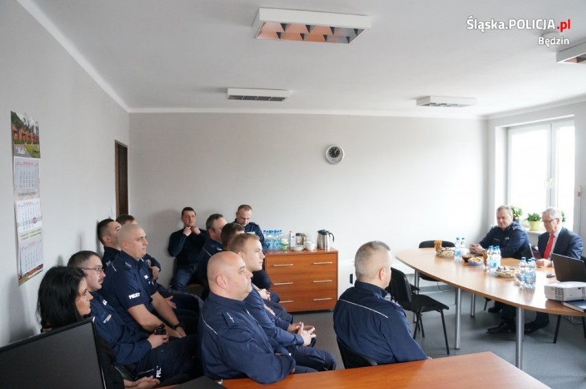Narada roczna policjantów w komisariatach powiatu będzińskiego [ZDJĘCIA] 