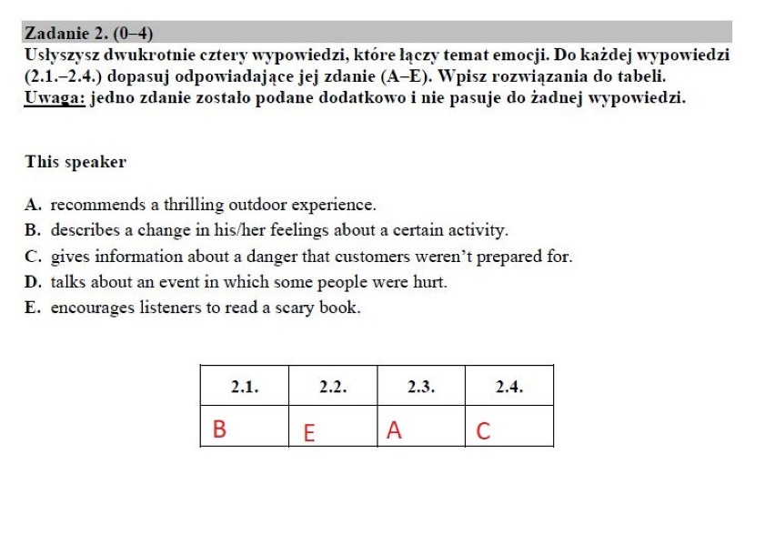 Matura 2018 język angielski poziom podstawowy- arkusze CKE,...