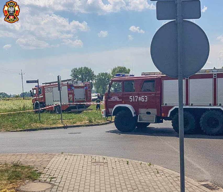 Koparka uszkodziła gazociąg. W Dobroszycach interweniowały służby!