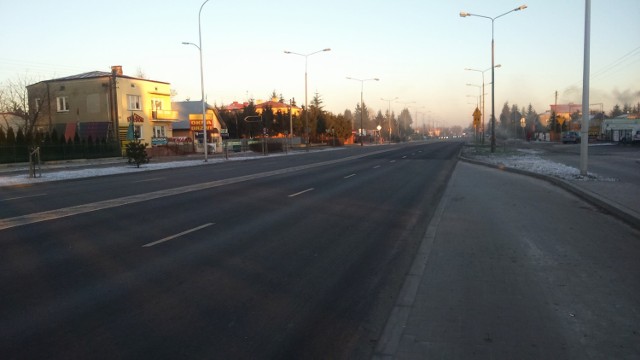 W sierpniu nowy asfalt ułożono na ulicy Rejowieckiej od ronda ZWiN do skrzyżowania z ul. Szpitalną