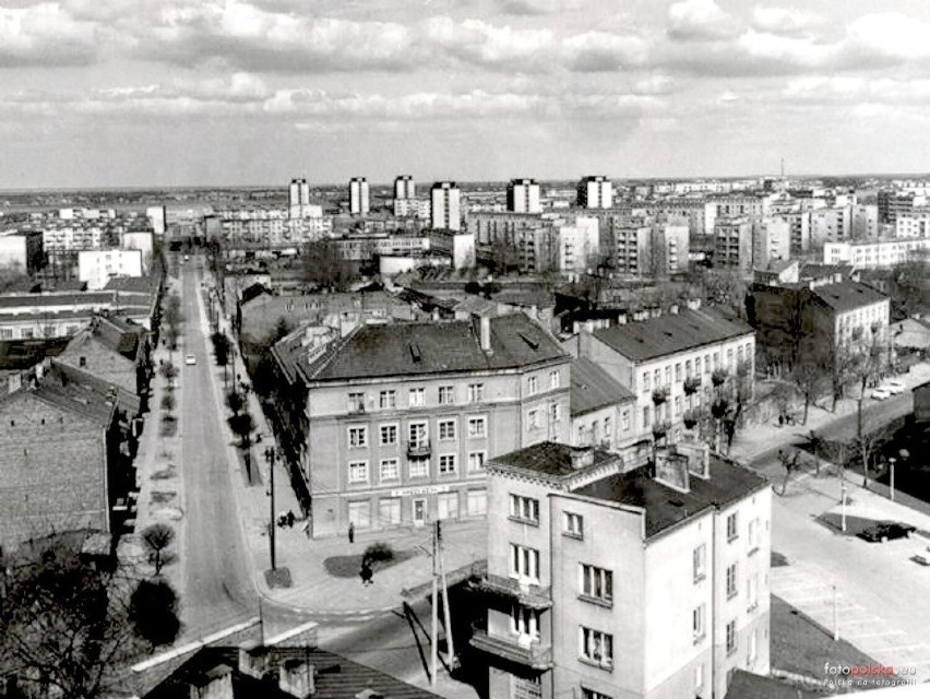 Lata 1970-1980, Radom, ulica Struga. Widok na ulicę Miłą.