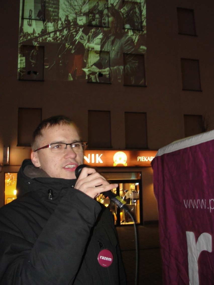 Partia Razem protestowała w Sosnowcu [ZDJĘCIA]