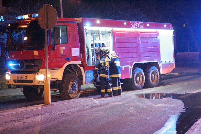 Orkan Barbara postawił na nogi m. in. lubuskich strażaków.