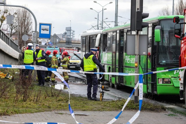 Wypadek w Szczecinie na ul. Gdańskiej