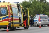 Śmiertelny wypadek w Opatówku. Motocyklista potrącił pieszego [FOTO]