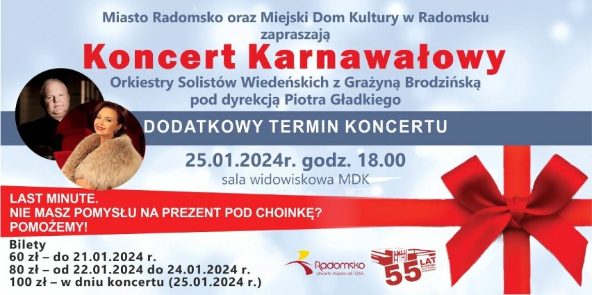 Koncert Karnawałowy z Orkiestrą Solistów Wiedeńskich już w styczniu w MDK w Radomsku. Dwa terminy! FILM
