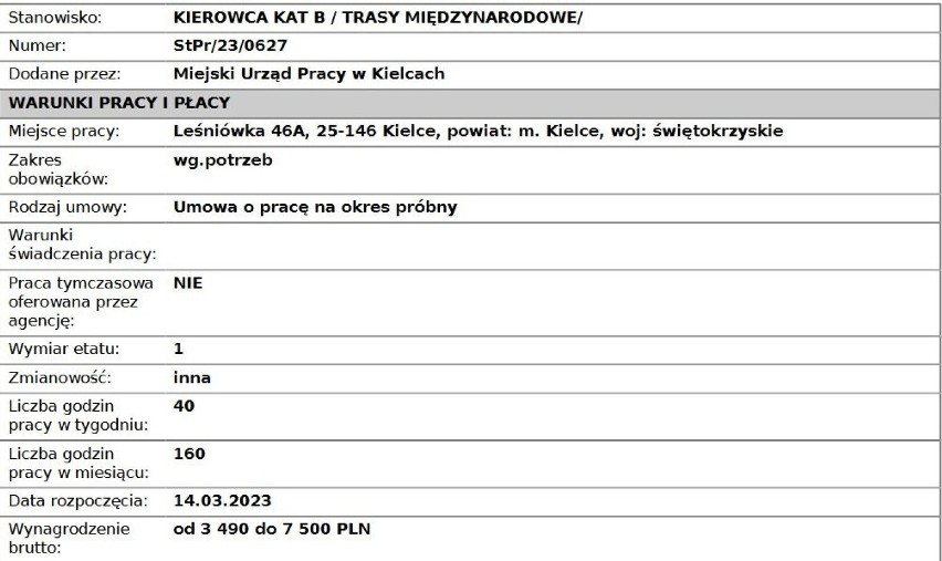 Jest dobrze płatna praca w Kielcach. Tutaj zarobisz nawet 9 tysięcy złotych. Sprawdź oferty
