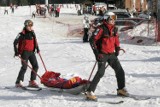 TOPR na półmetku ferii: Mamy bardzo dużo wypadków narciarskich