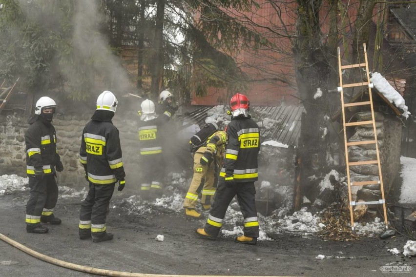 Pożar w Pustelni Niepokalanów ks. Piotra Natanka. Do akcji...