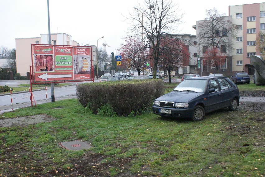 Przed kaliskim NOT-em powstał nowy "parking"