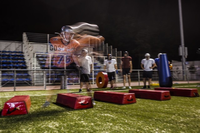 Futbol Amerykański w Warszawie. Byliśmy na treningu Warsaw Eagles [ZDJĘCIA, WIDEO]