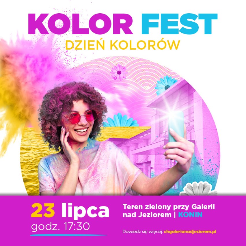 Dwa wyjątkowo barwne wydarzenia jednego dnia w ten weekend w Koninie! Festiwal Baniek Mydlanych i Dzień Kolorów