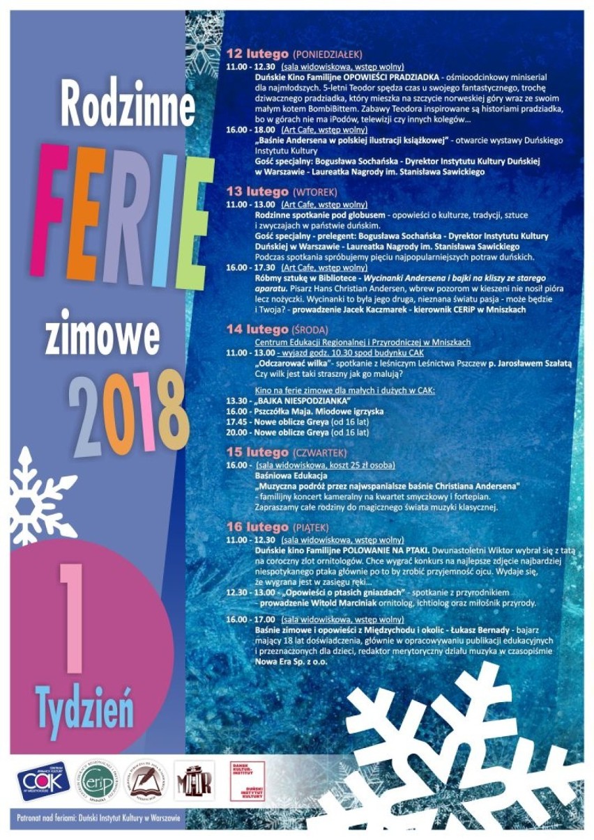 Ferie Zimowe 2018 - powiat międzychodzki