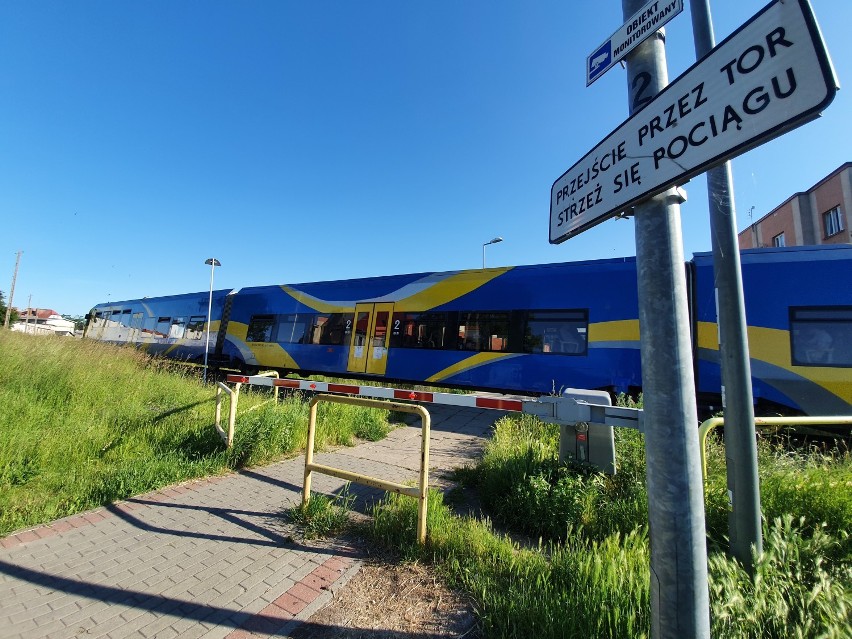 Pociąg z Helu do Gdyni - czerwiec 2020