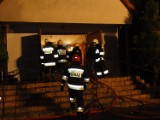 Pożar kościoła w Mojuszu - pół miliona strat, wylano 90 m sześc. wody, jeden strażak został ranny