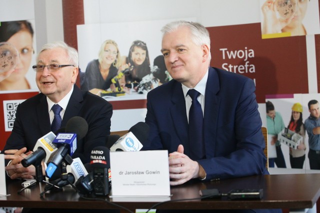 Jarosław Gowin odwiedził Politechnikę Łódzką i Technopark / 11.04.2016