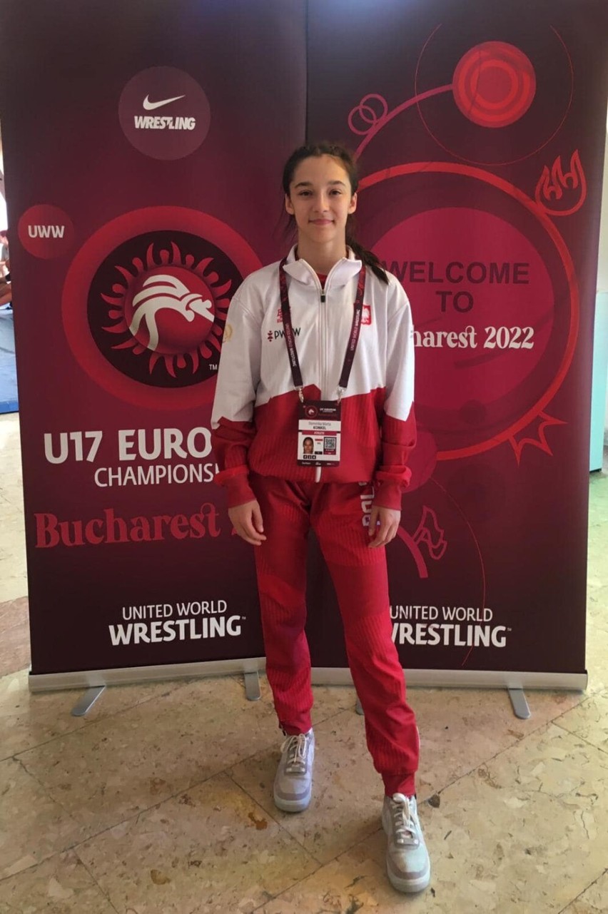 Dominika Konkel czwarta w zapaśniczych Mistrzostwach Europy U17
