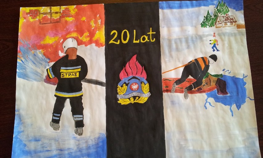 Malbork: 20-lecie Państwowej Straży Pożarnej. Konkurs plastyczny dla dzieci i młodzieży