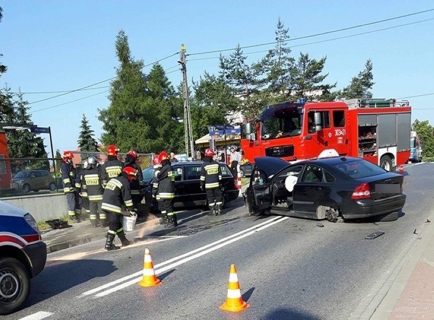 Piątkowy wypadek na skrzyżowaniu ul. ks. Józefa z Orlą w...