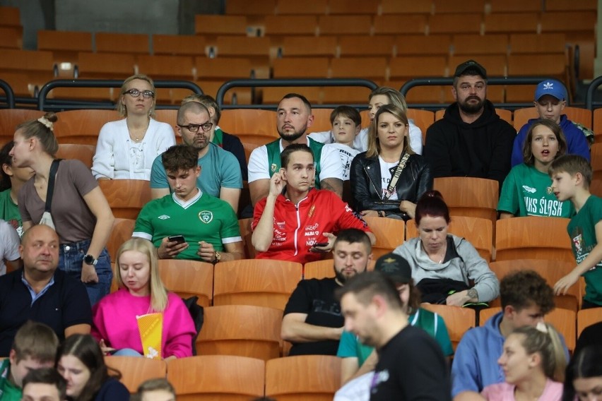 Kibice na meczu WKS Śląsk Wrocławi - Budućnostem Podgorica...