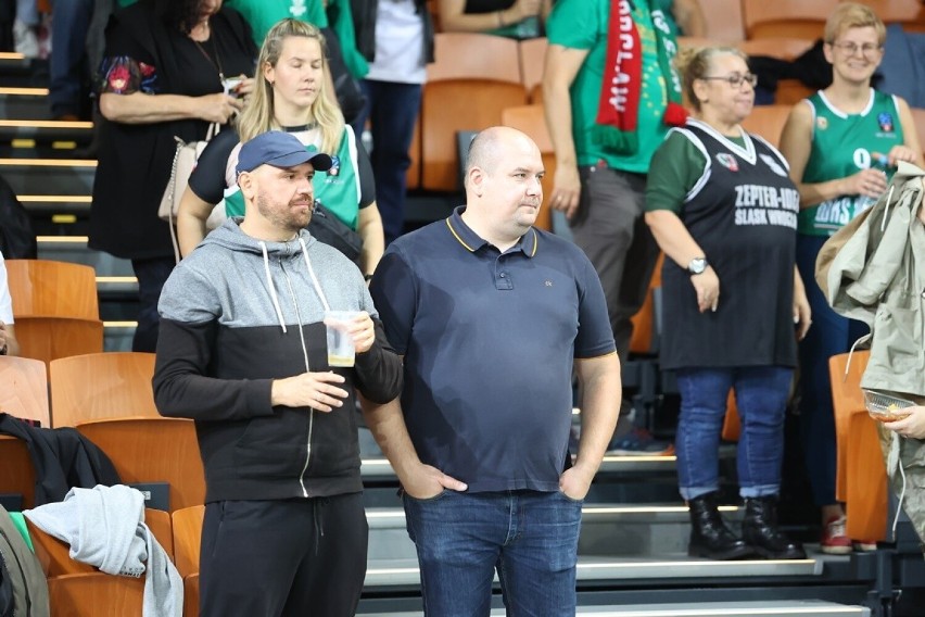 Kibice na meczu WKS Śląsk Wrocławi - Budućnostem Podgorica...