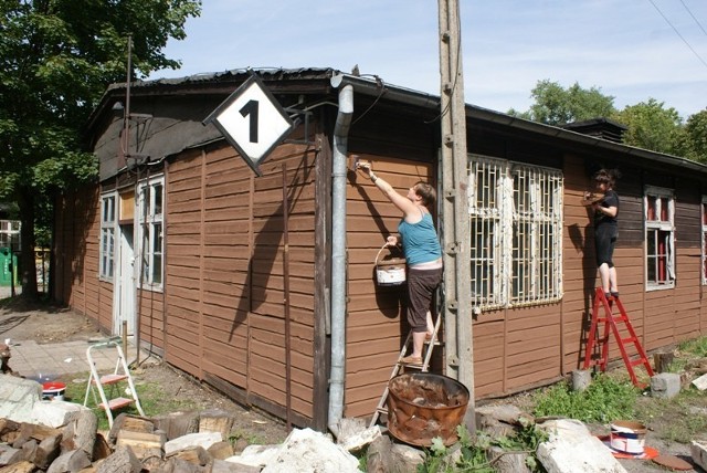 Wielkie malowanie rozpoczęło się we wtorek.