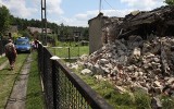 Powiat gliwicki: W Bargłówce zawalił się budynek przy ul. Raciborskiej [ZDJĘCIA]