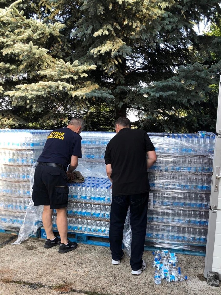 Woda została dostarczona do miejsc przebywania ukraińskich uchodźców