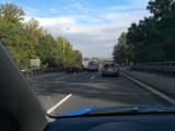 Katowice: Zderzenie czterech samochodów na DK 86