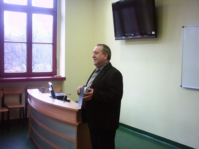 Rektor PWSZ Stanisław Czaja