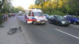 Groźny wypadek rowerzysty w Gliwicach. 29-latek w ciężkim stanie