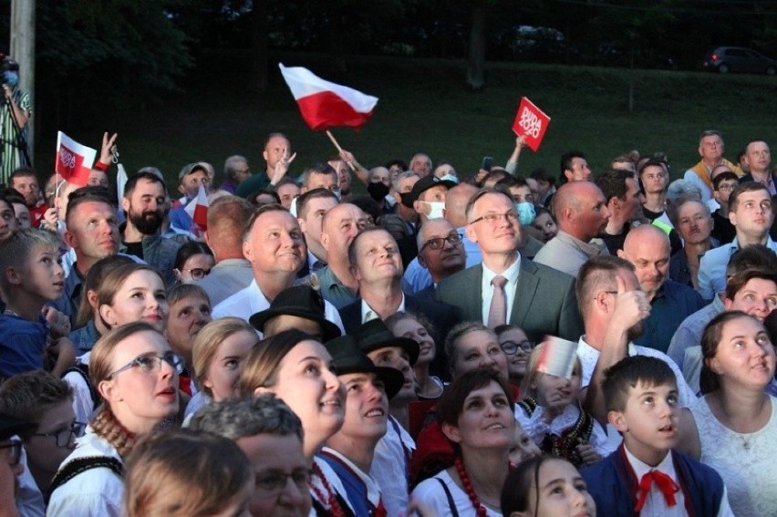 Zdjęcia z 9 lipca, kiedy Andrzej Duda odwiedził Lipnicę...