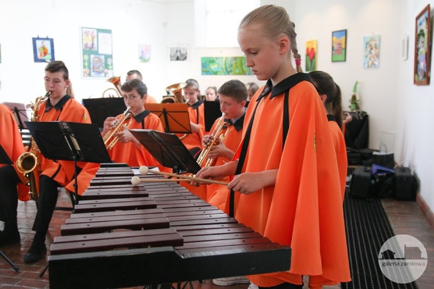 Koncert orkiestry Cuprum Band przy Zespole Szkół Sportowych