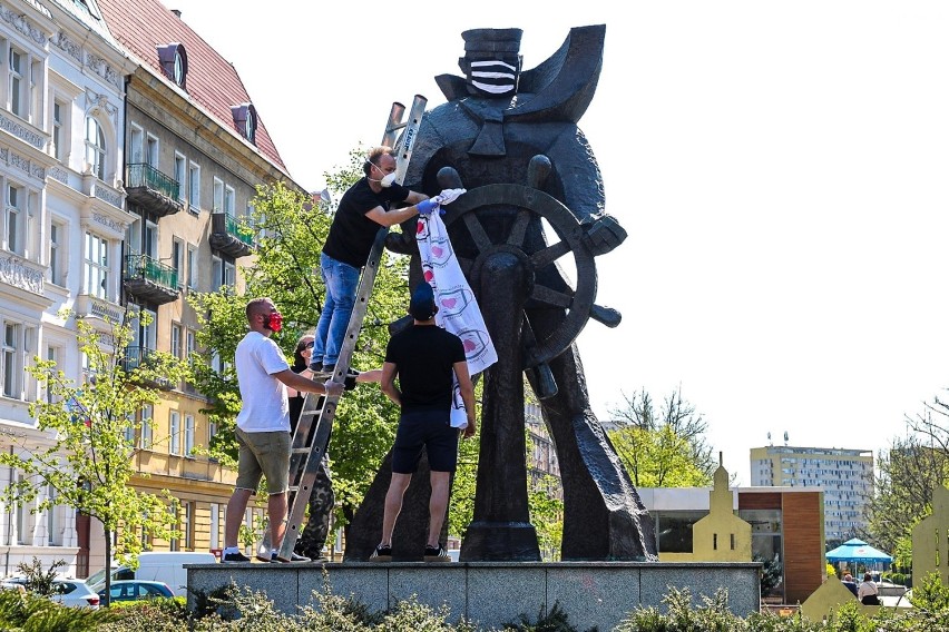 Szczeciński marynarz też już ma maseczkę!      