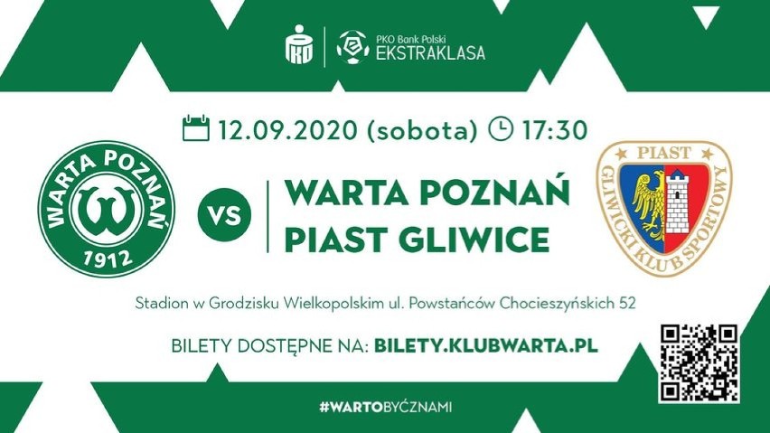 Mecz Warta Poznań - Piast Gliwice już w tę sobotę na grodziskim stadionie! 