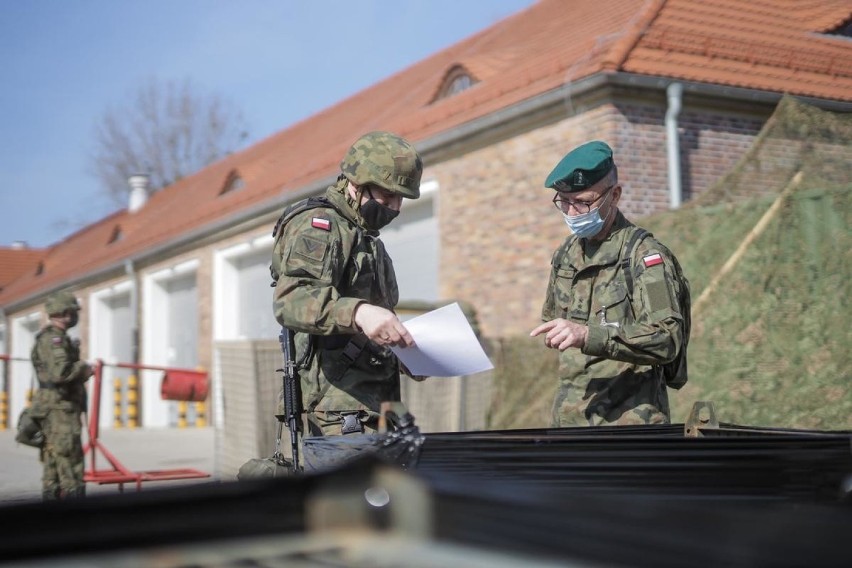 Tak wyglądały ćwiczenia w opolskiej brygadzie.