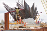 94 tydzień na budowie nowego mostu w Toruniu
