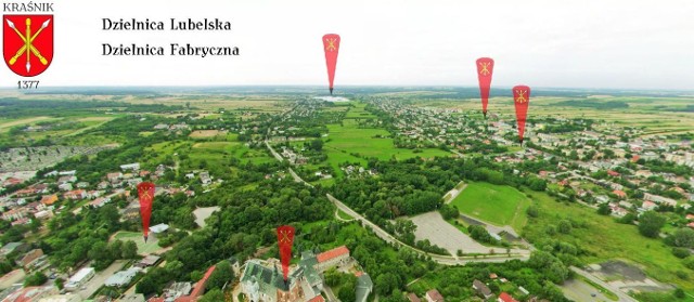 To pierwsza taka wizualizacja złożona ze zdjęć panoramicznych, przedstawiających najciekawsze miejsca w Kraśniku.