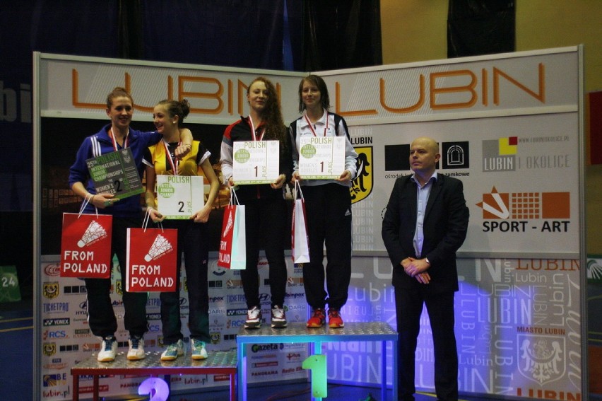 Mistrzostwa badmintona w Lubinie - finały (ZDJĘCIA)